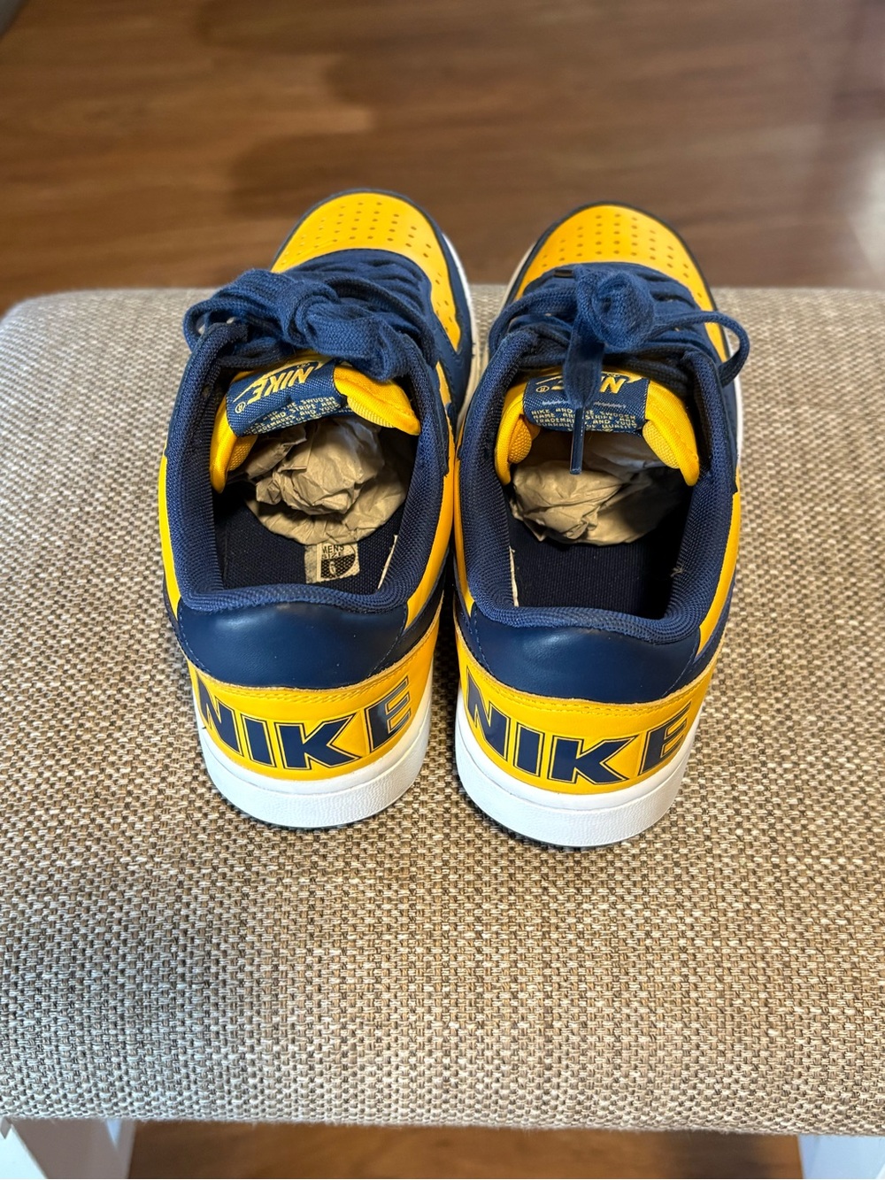Nike Terminator Low OG Navy and Gold Low-Top Sneakers. Size 6Y/7.5W - Picture 3 of 7